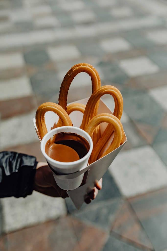 Churros en freidora de aire